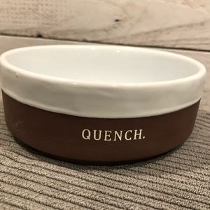 NWOT Rae Dunn “Quench” chocolate